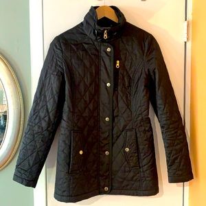 Nautica Black Quilted Light Puffer